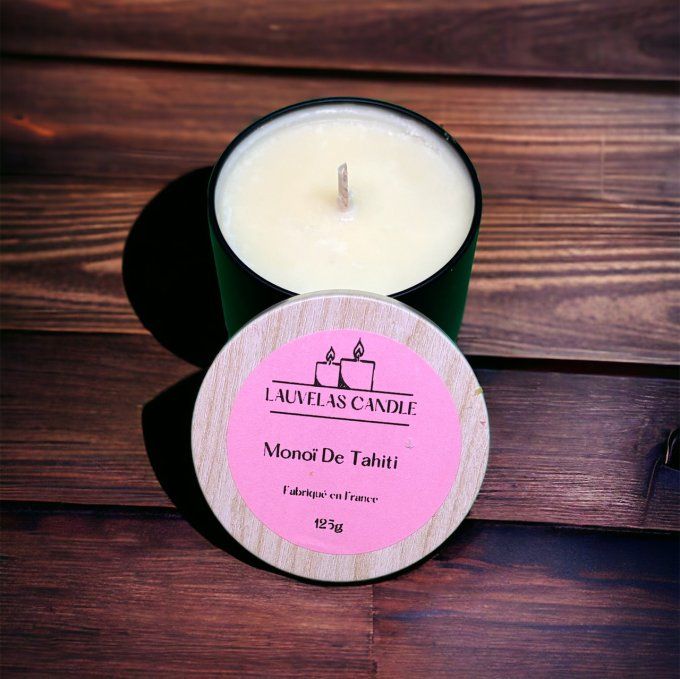 Bougie coulée monoï de tahiti