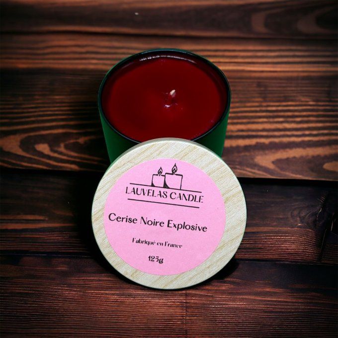Bougie Cerise noire explosive 